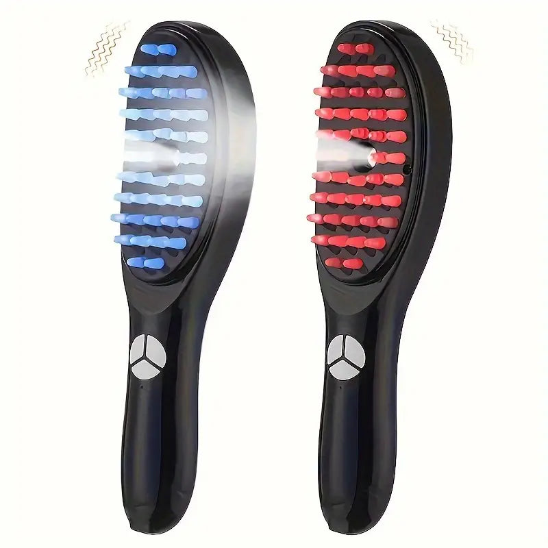 Electric Scalp Massager Comb – Anti-Hair Loss, Infrared Blue Light for Hair Growth